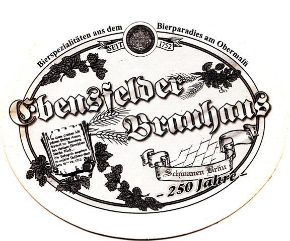 ebensfeld lif-by schwanen oval 1a (185-bierspezialitten-schwarz)
